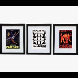 COPY - Framed and Matted Vintage Liquor Prints
